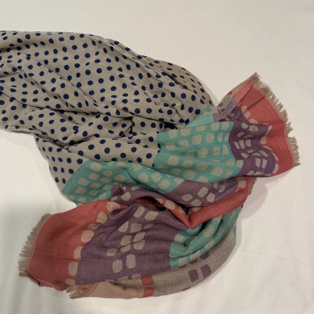 Anthropologie polka dot scarf - Picture 5 of 7